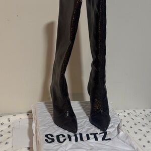 SCHUTZ Textured Tall Boots